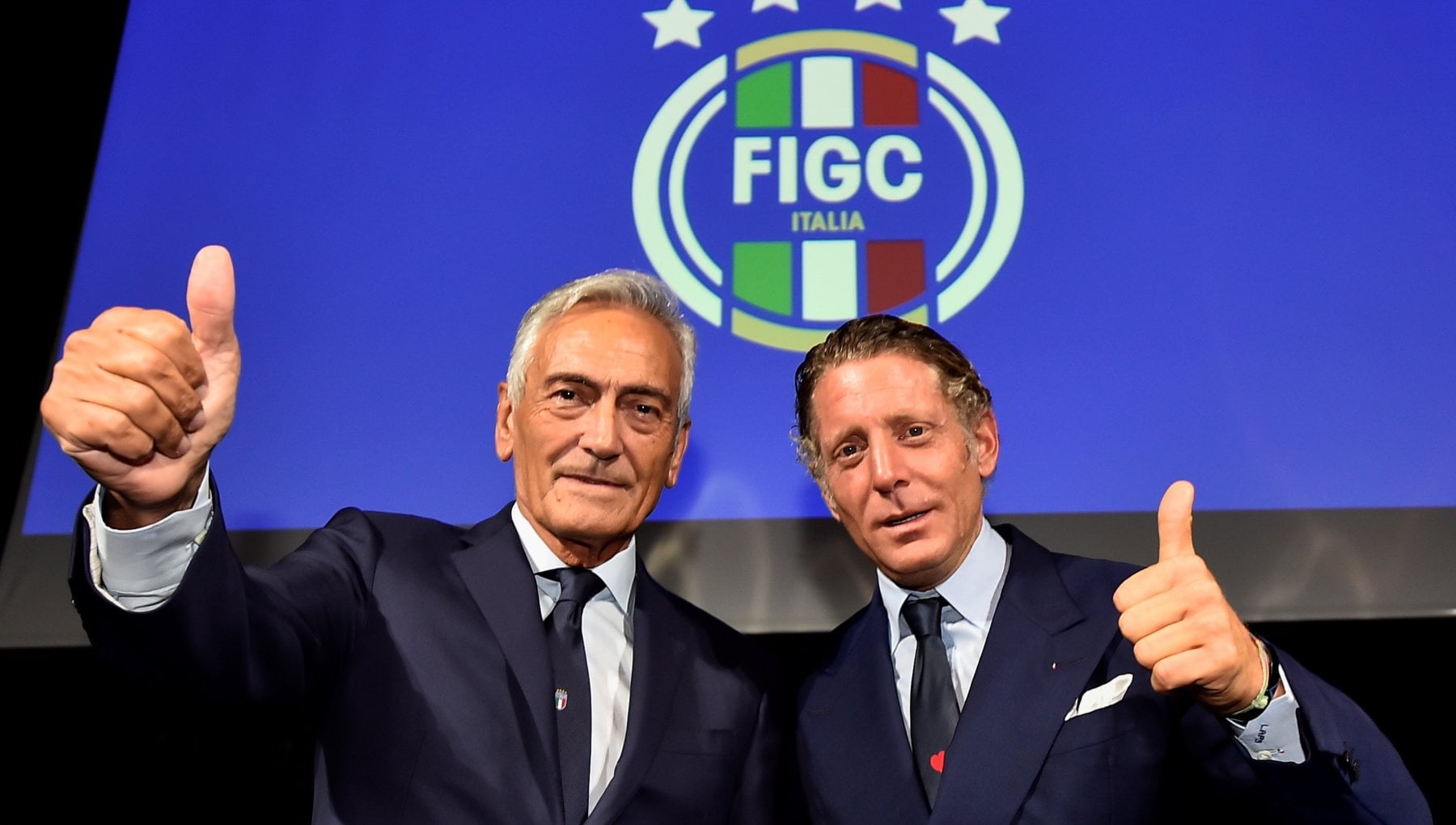 Gabriele Gravina e Lapo Elkann. Foto di Repubblica.it